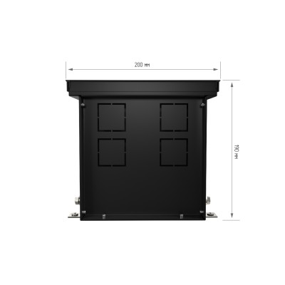 Конвектор внутрипольный Royal Thermo ATRIUM-190/200/2500-DG-U-NA