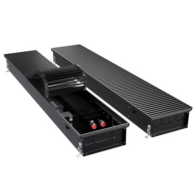 Конвектор внутрипольный Royal Thermo ATRIUM TURBO-110/250/1300-DG-U-BL