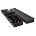Конвектор внутрипольный Royal Thermo ATRIUM TURBO-110/300/2200-DG-U-BL