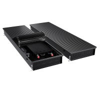 Конвектор внутрипольный Royal Thermo ATRIUM TURBO-110/400/1200-DG-U-BL
