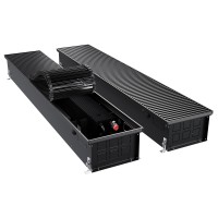 Конвектор внутрипольный Royal Thermo ATRIUM TURBO-150/250/2900-DG-U-BL