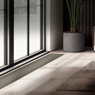 Конвектор внутрипольный Royal Thermo ATRIUM TURBO-190/250/2000-DG-U-LB