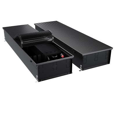Конвектор внутрипольный Royal Thermo ATRIUM TURBO-190/400/1900-DG-U-BL