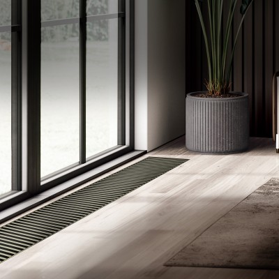 Конвектор внутрипольный Royal Thermo ATRIUM TURBO-80/250/1900-DG-U-DB