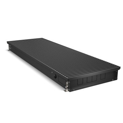 Конвектор внутрипольный Royal Thermo ATRIUM TURBO-90/400/1800-DG-U-BL