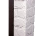 Портал Firelight Forte Classic камень белый, шпон темный дуб