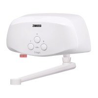 Водонагреватель проточный Zanussi 3-logic 5,5 T (кран)